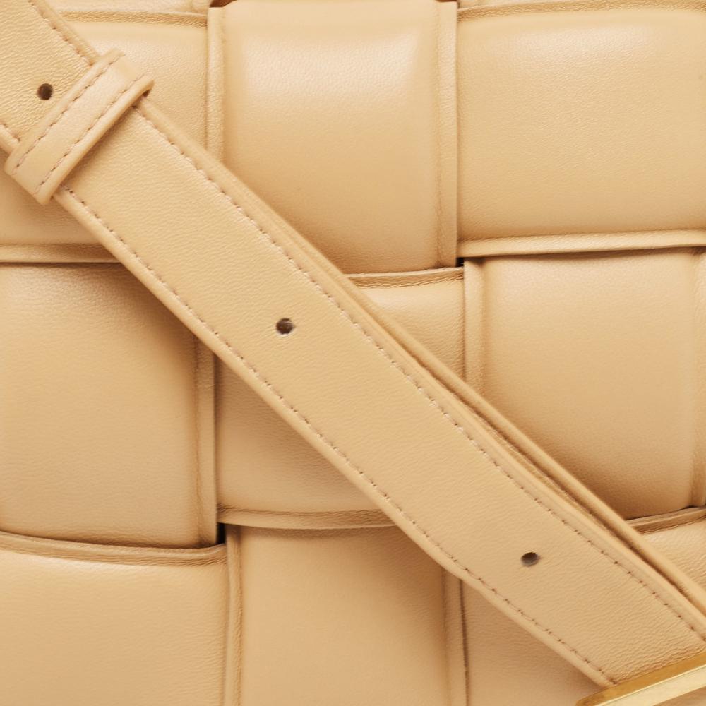 Brown Leather Bottega Veneta Padded Cassette Bag