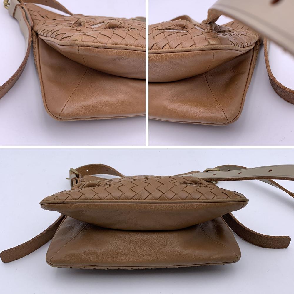 Brown Leather Bottega Veneta Crossbody Bag
