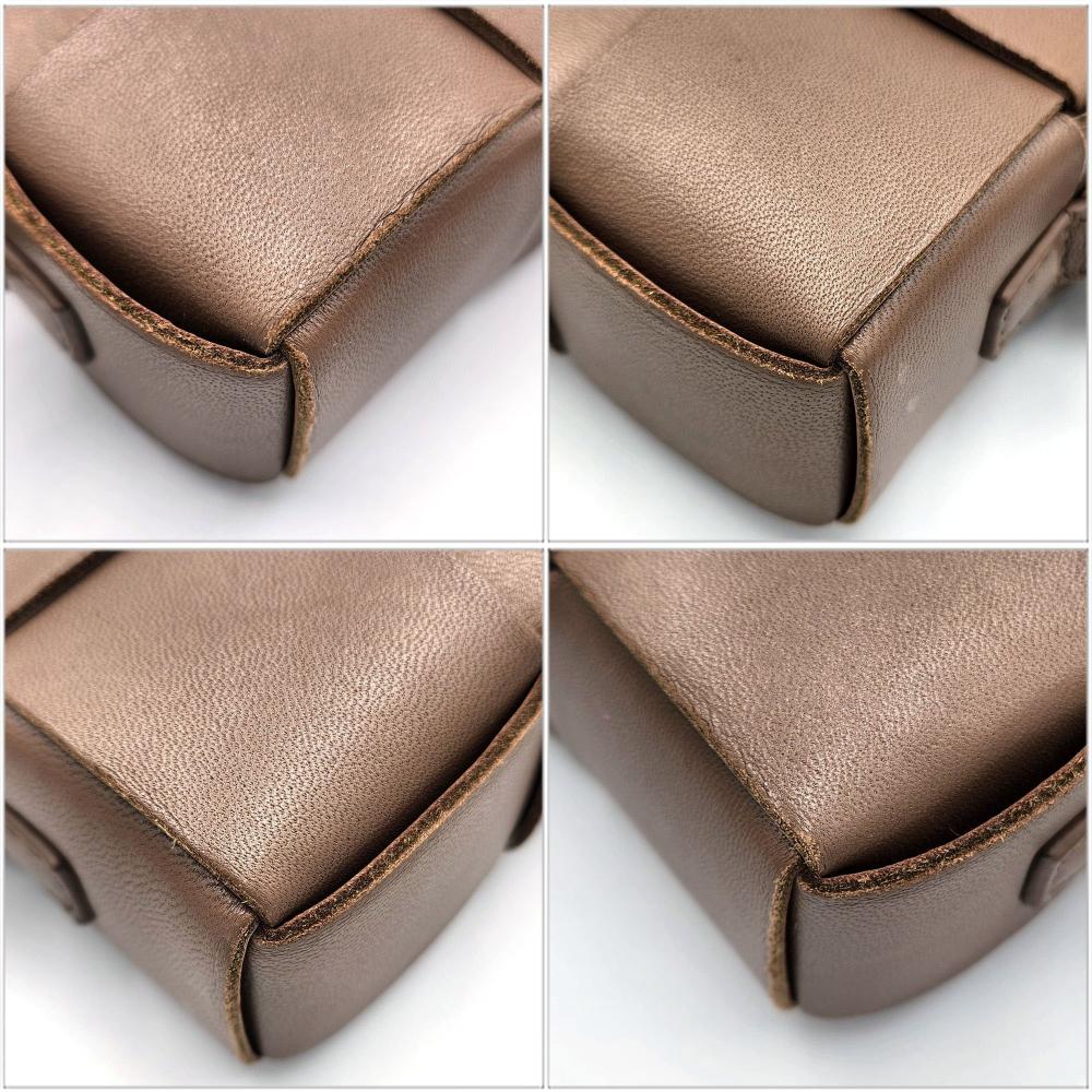 Brown Leather Bottega Veneta Crossbody Bag