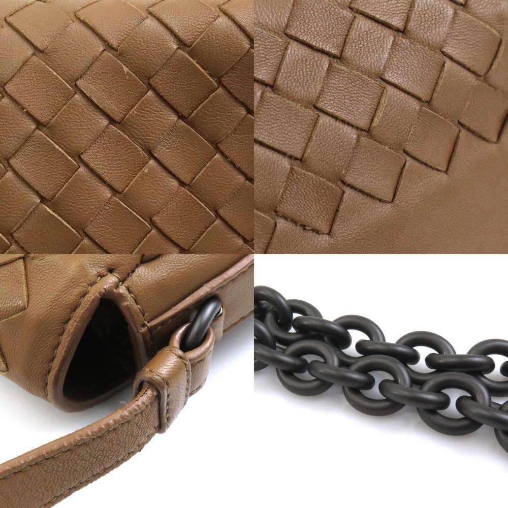 Brown Leather Bottega Veneta Crossbody Bag