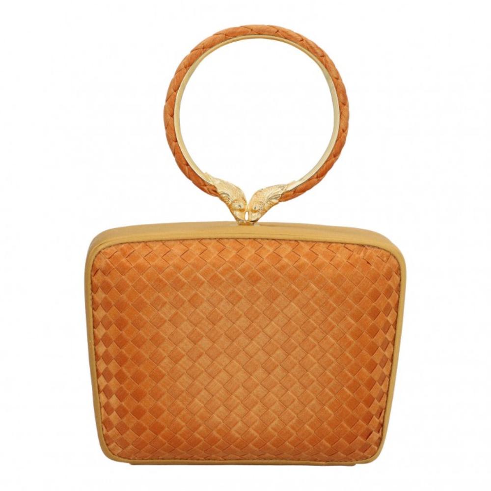 Brown Leather Bottega Veneta Clutch