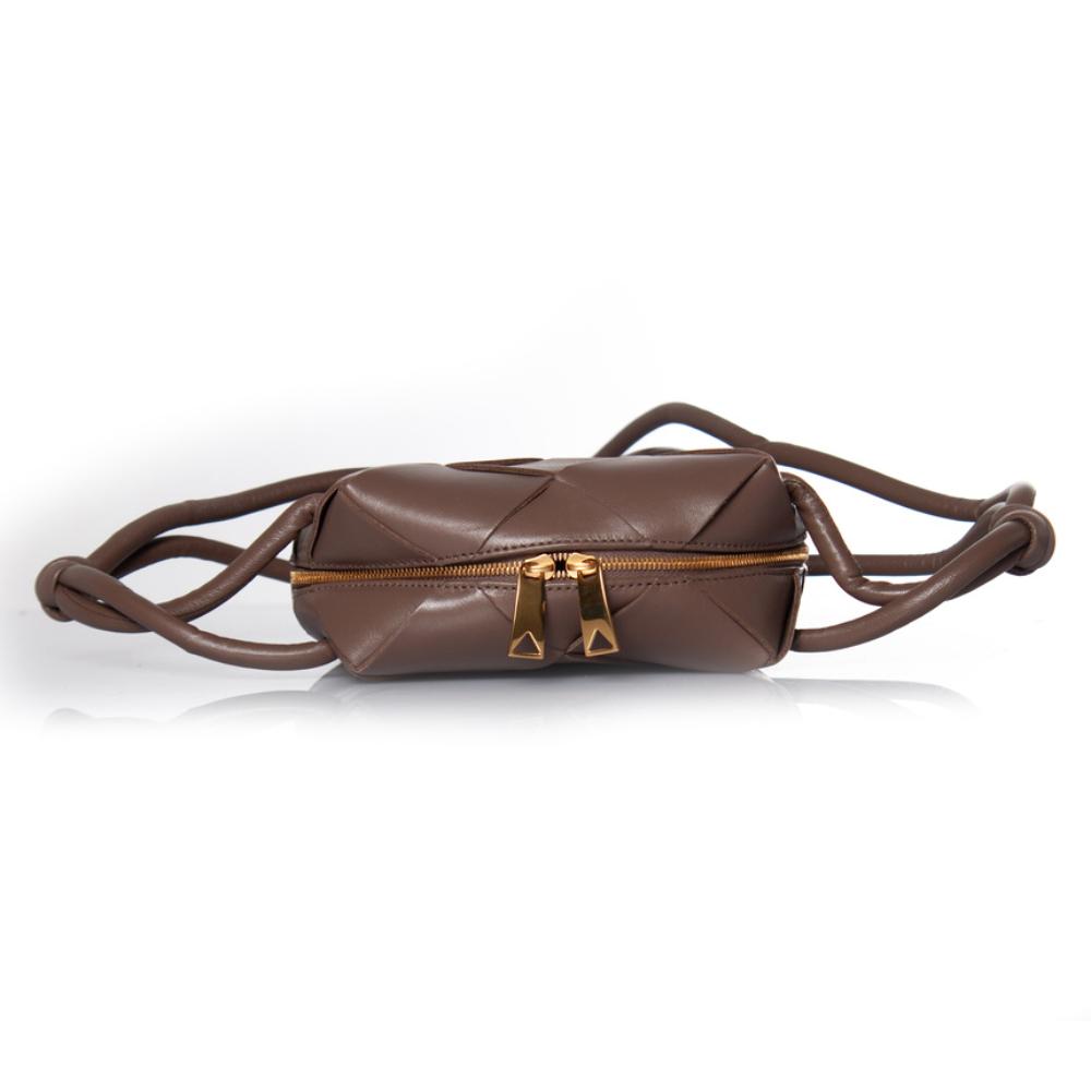 Brown Leather Bottega Veneta Shoulder Bag