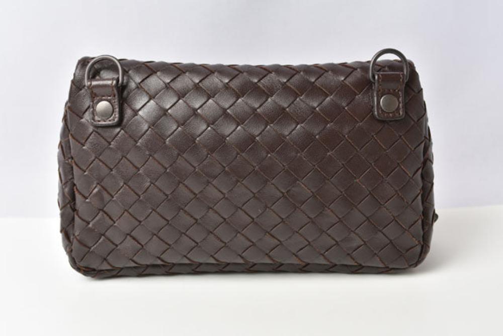 Brown Leather Bottega Veneta Crossbody Bag