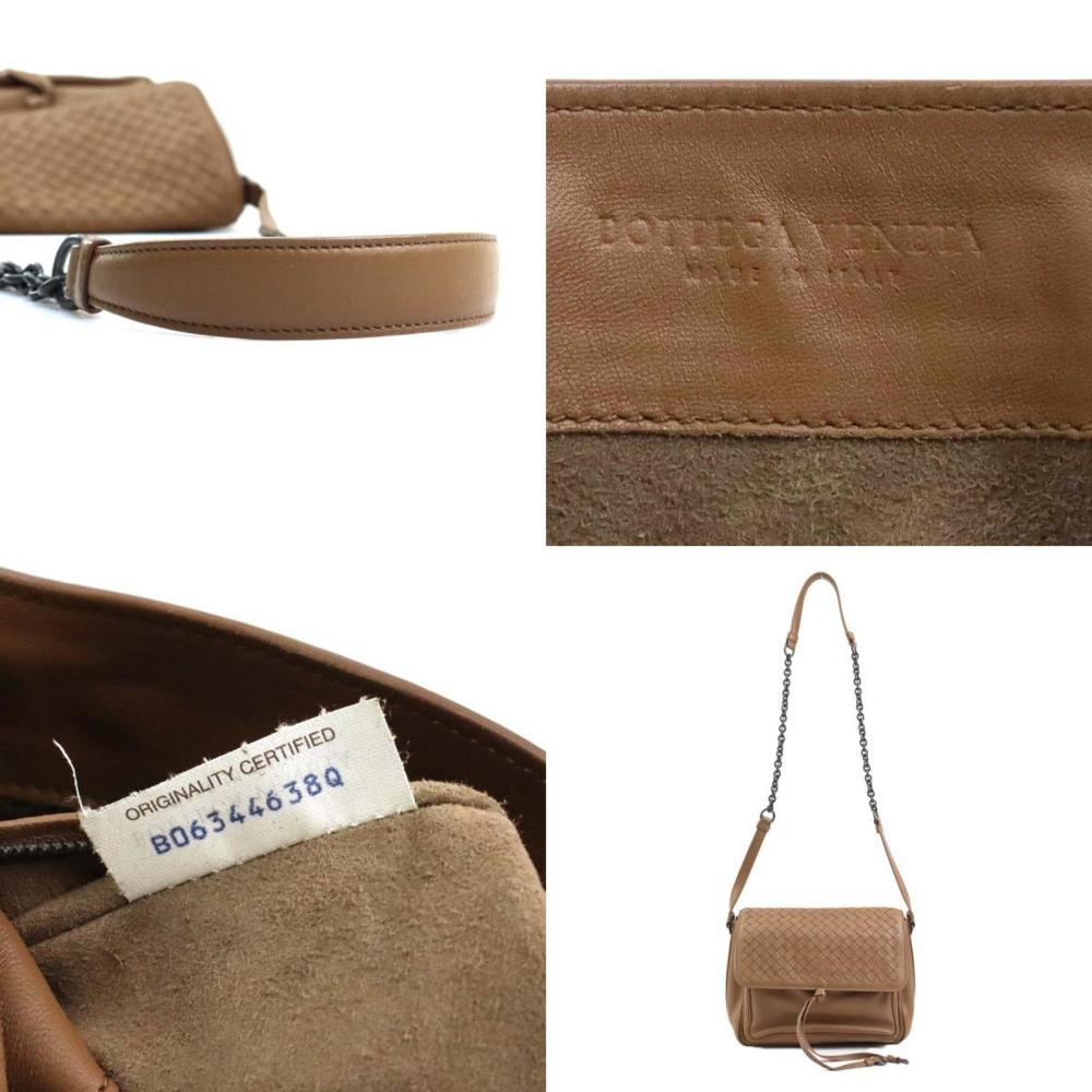 Brown Leather Bottega Veneta Crossbody Bag
