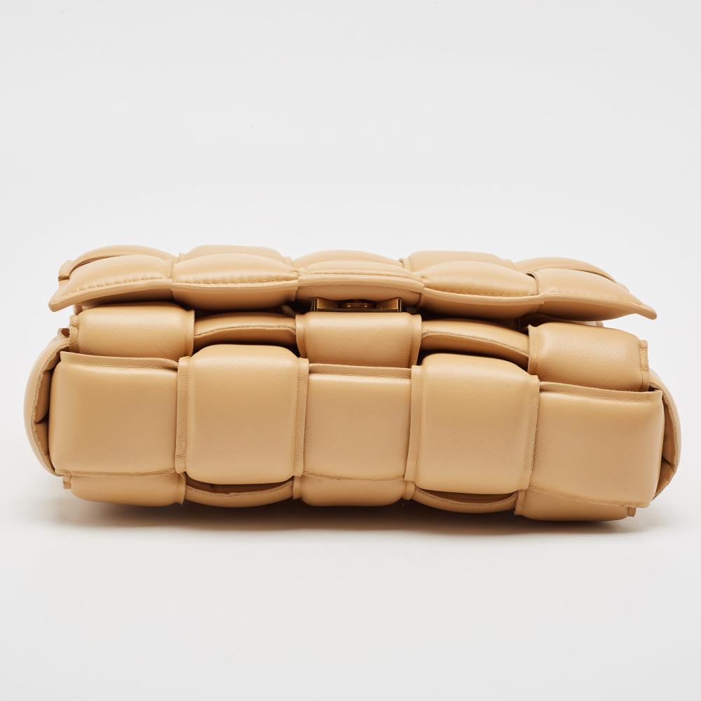 Brown Leather Bottega Veneta Padded Cassette Bag