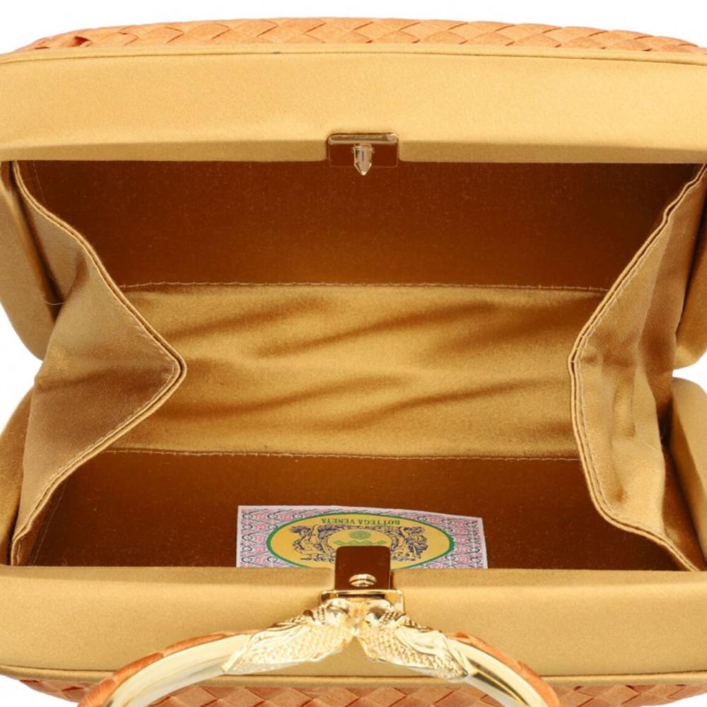 Brown Leather Bottega Veneta Clutch