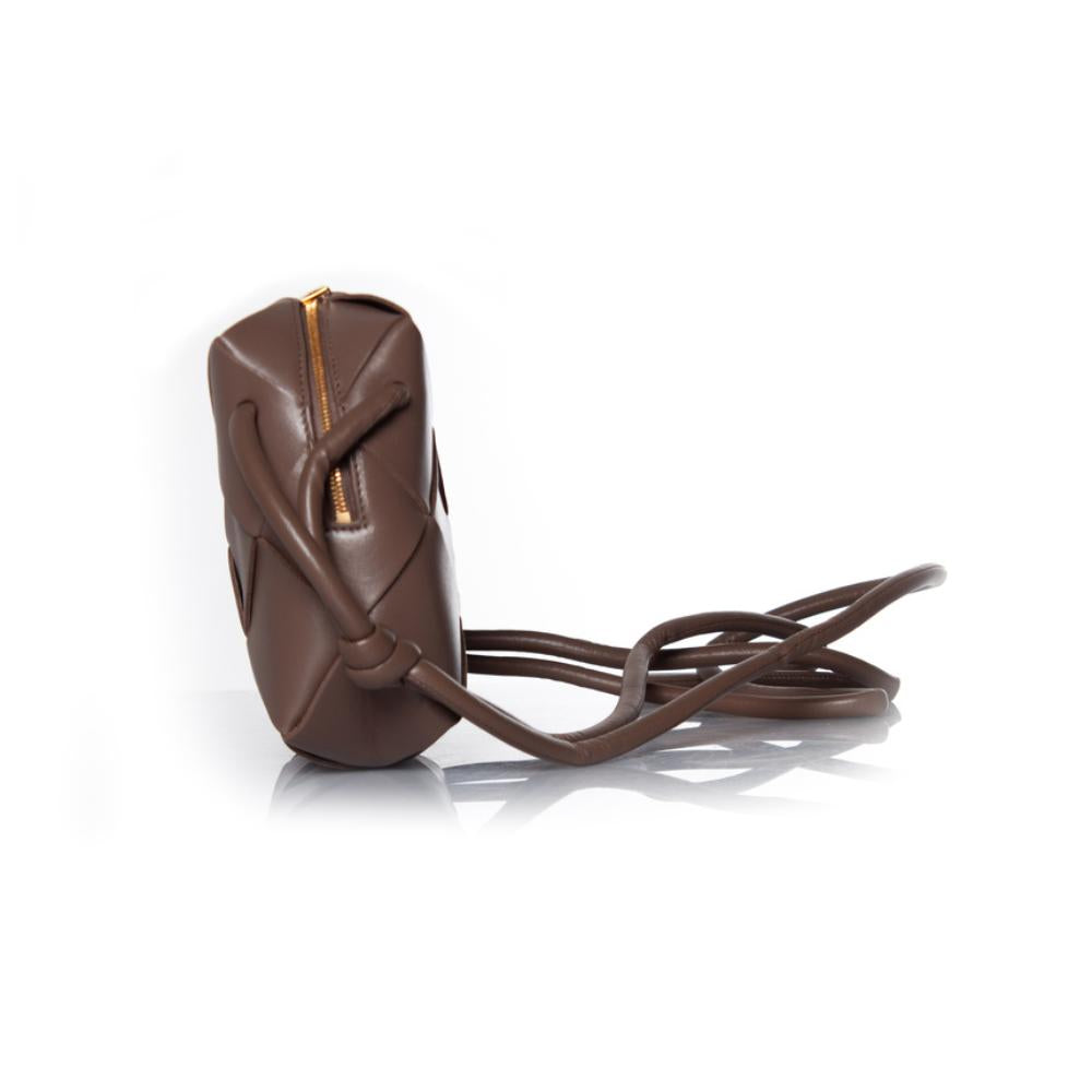 Brown Leather Bottega Veneta Shoulder Bag