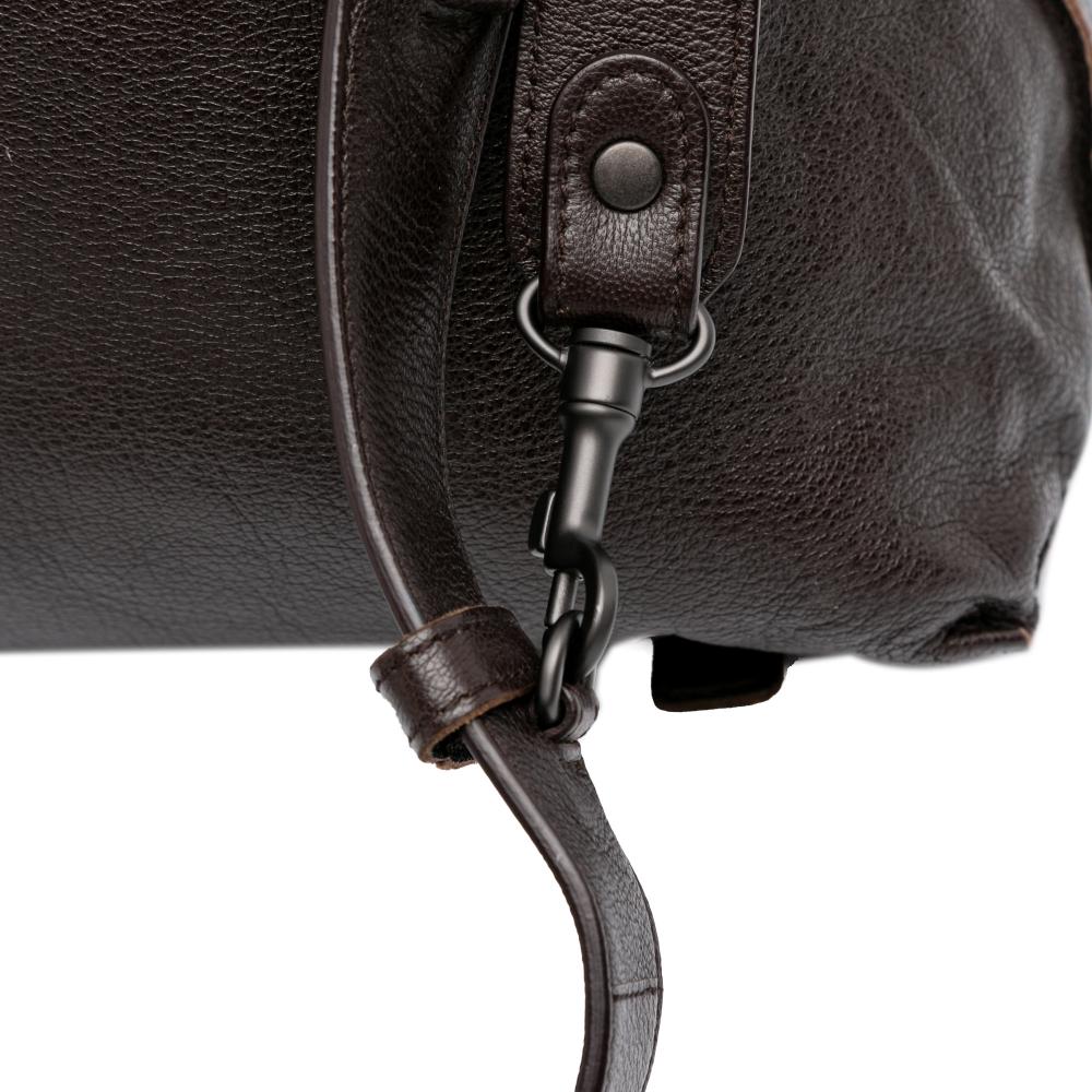 Brown Leather Bottega Veneta Crossbody Bag