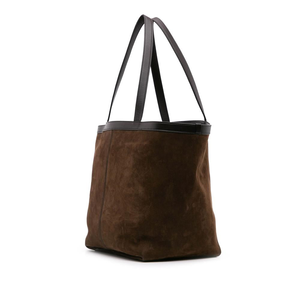 Brown Suede Bottega Veneta Tote