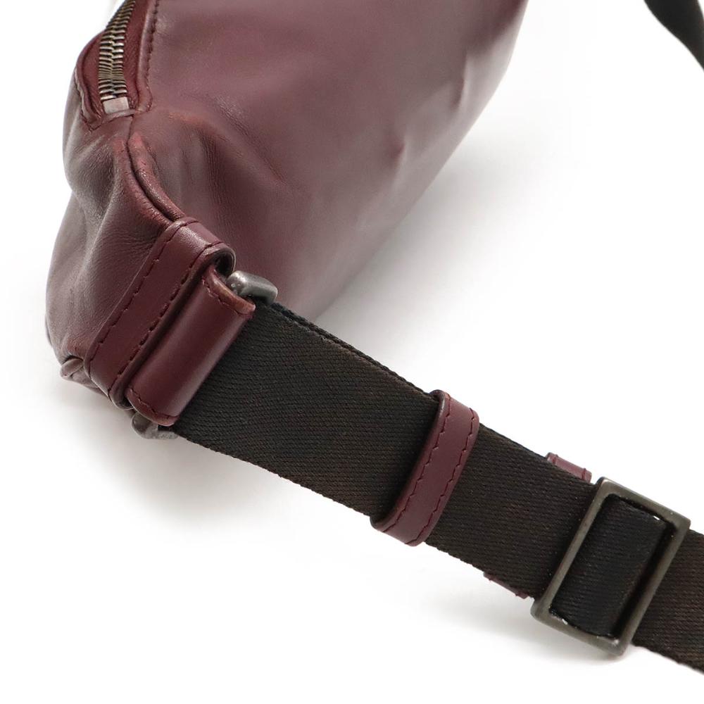 Burgundy Leather Bottega Veneta Belt Bag