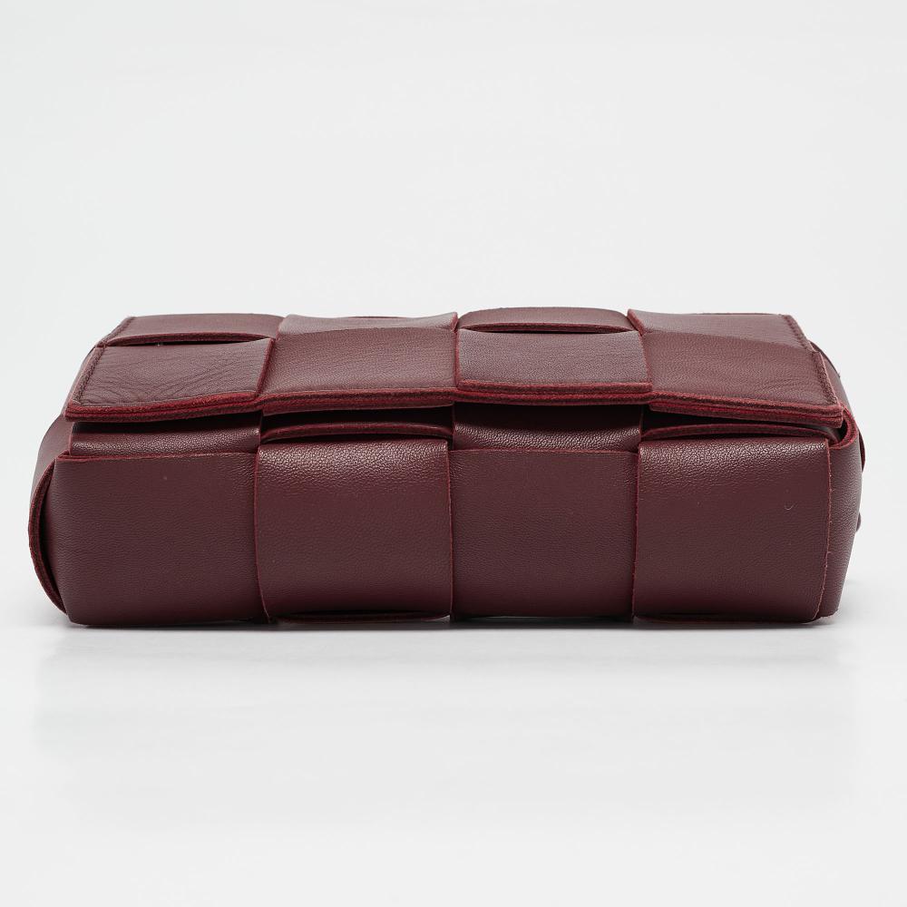 Burgundy Leather Bottega Veneta Belt Bag