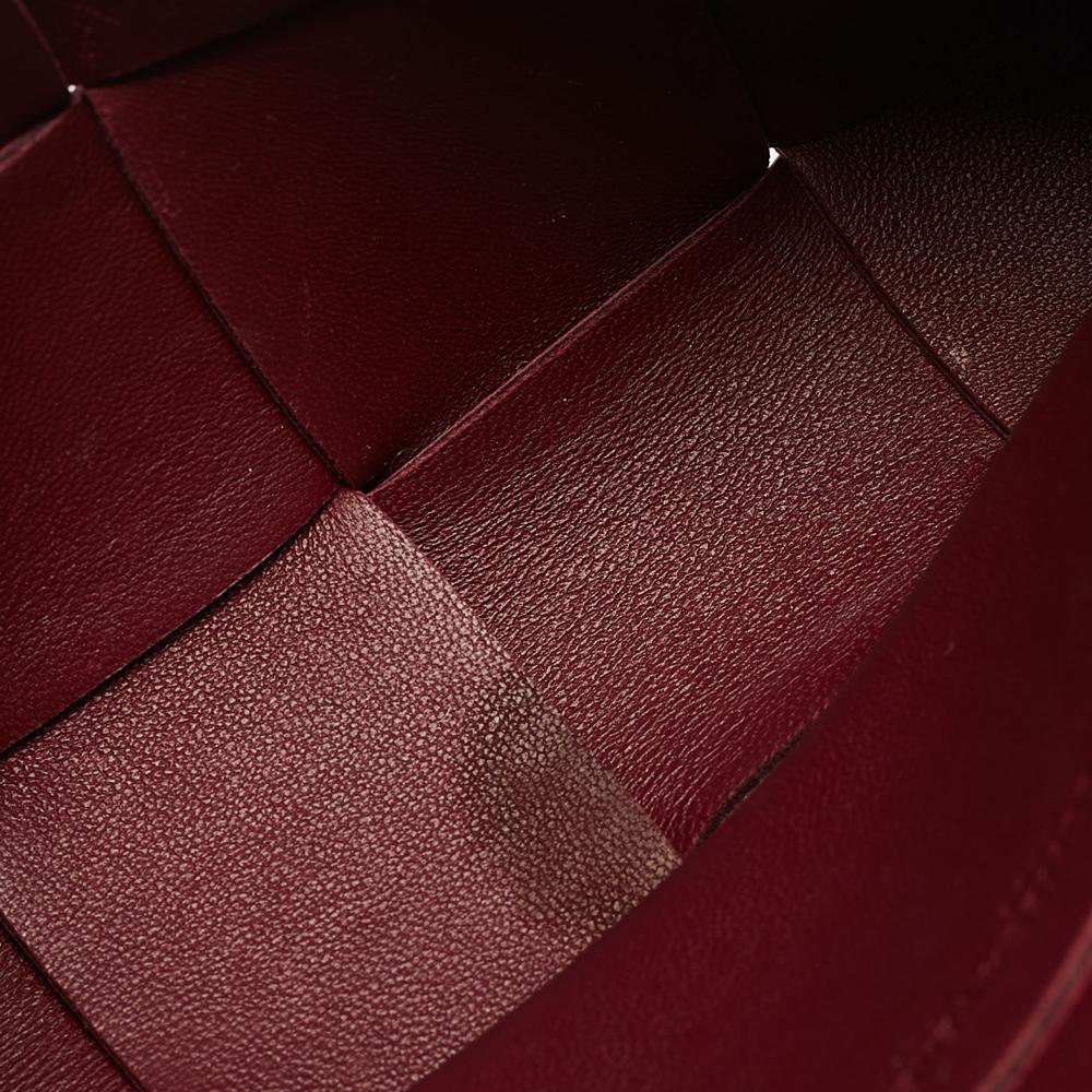 Burgundy Leather Bottega Veneta Belt Bag