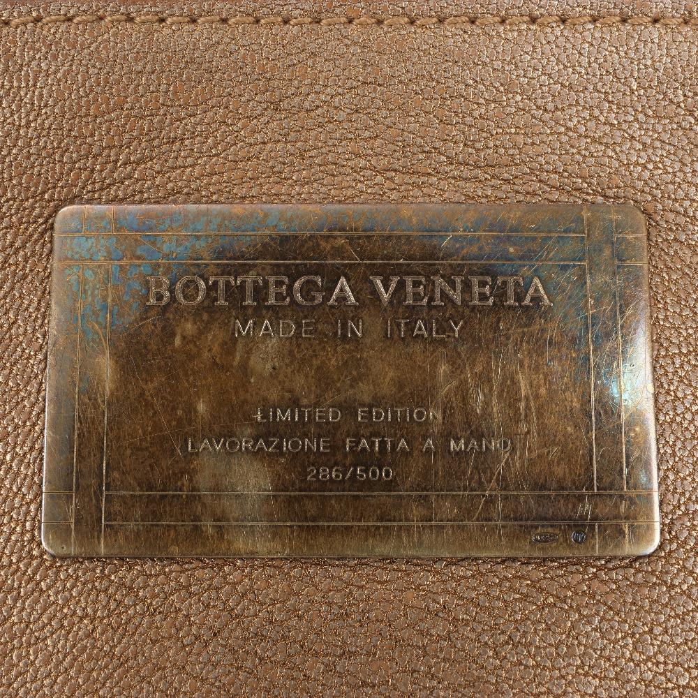 Gold Leather Bottega Veneta Cabat