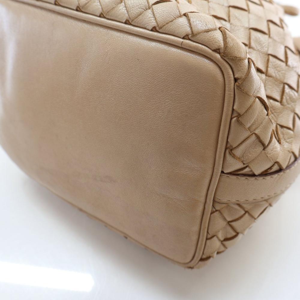 Gold Leather Bottega Veneta Shoulder Bag