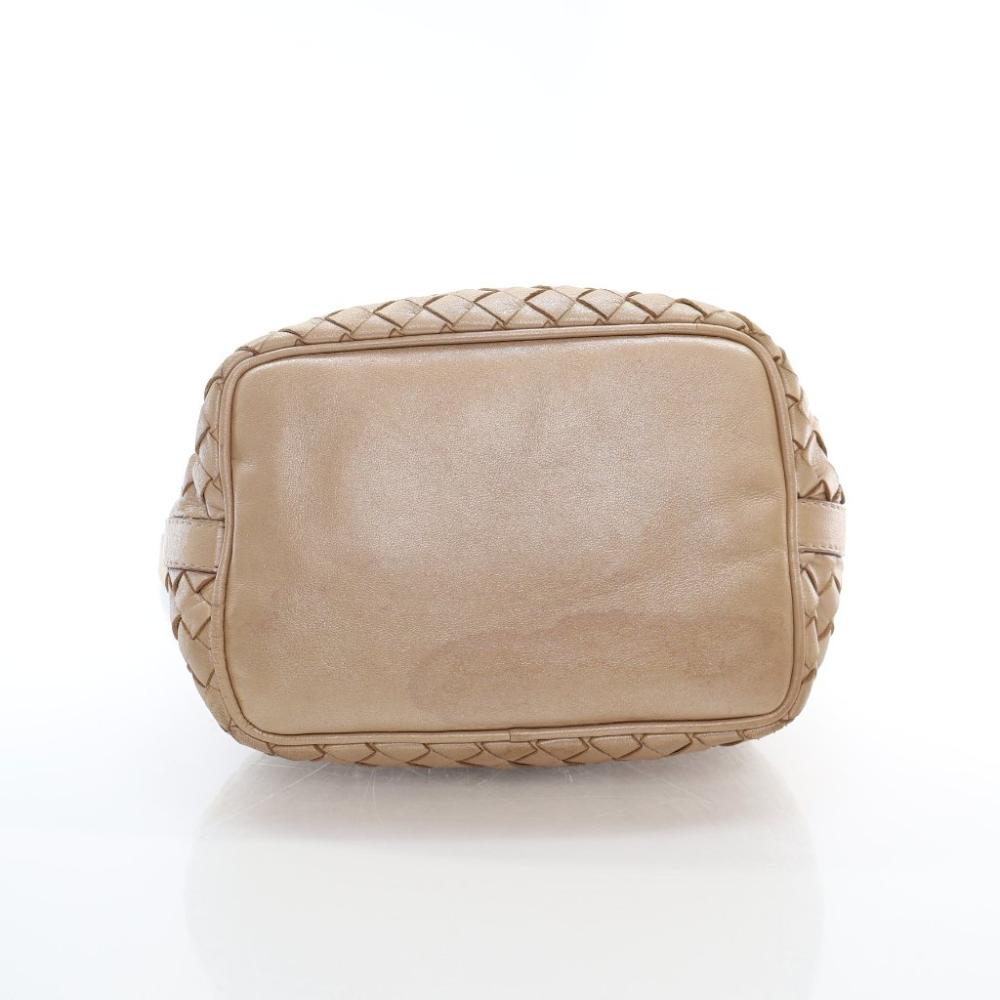 Gold Leather Bottega Veneta Shoulder Bag