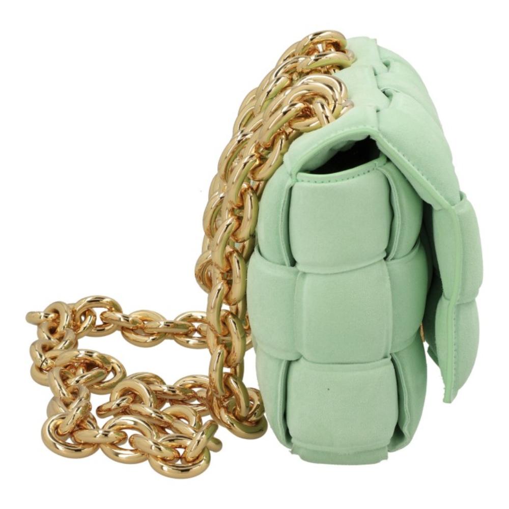 Gold Suede Bottega Veneta Cassette Bag