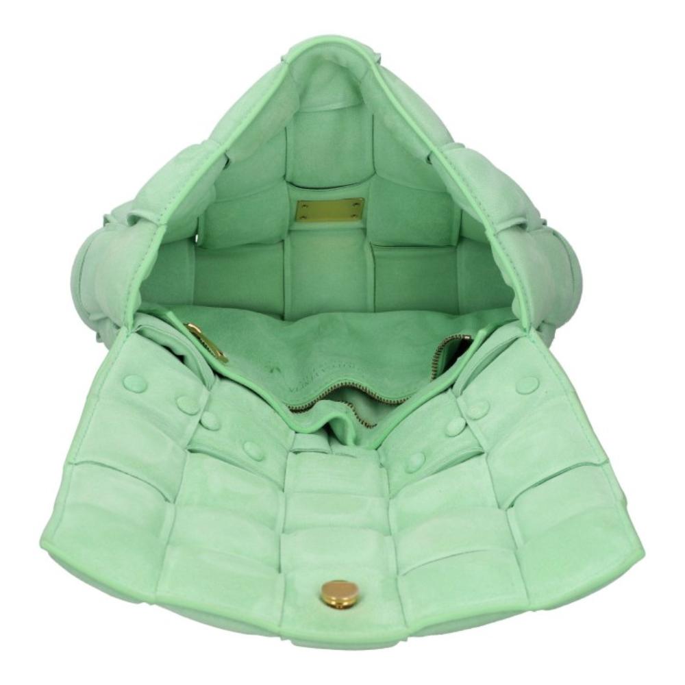 Gold Suede Bottega Veneta Cassette Bag