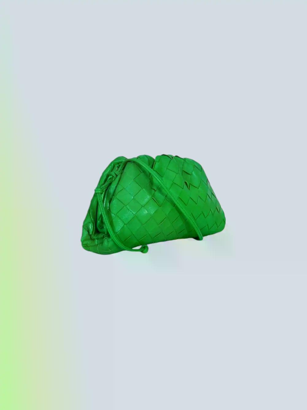 Green Fabric Bottega Veneta Pouches