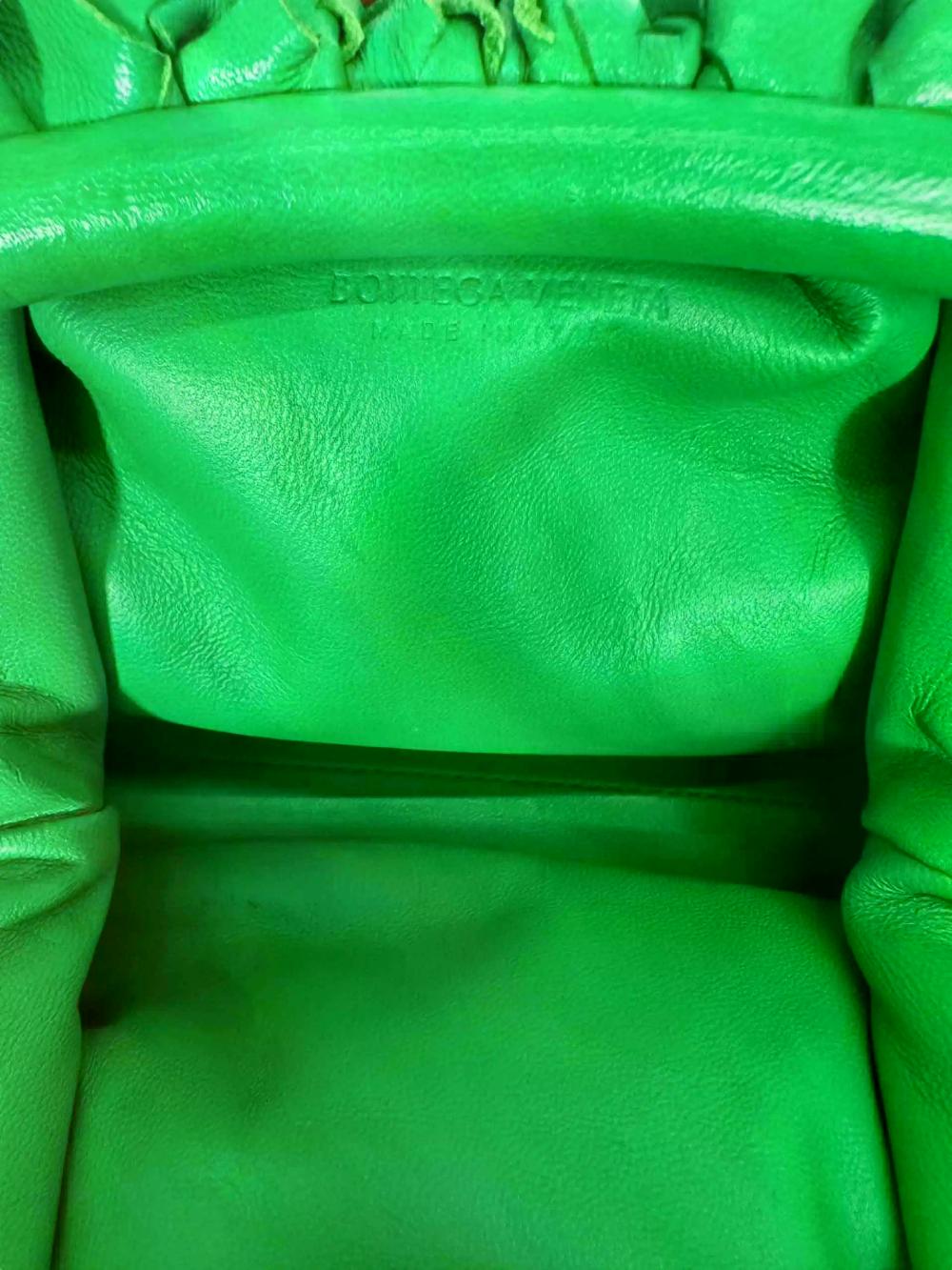 Green Fabric Bottega Veneta Pouches
