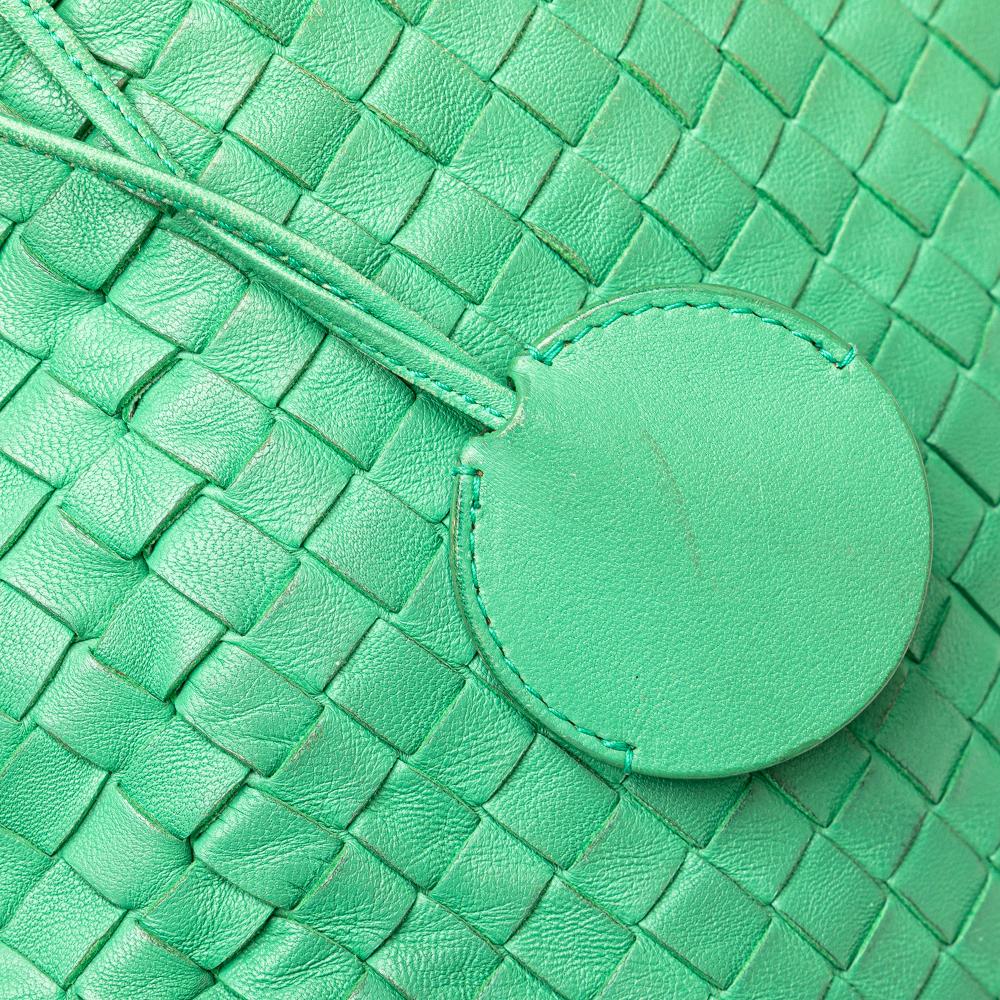 Green Leather Bottega Veneta Crossbody Bag