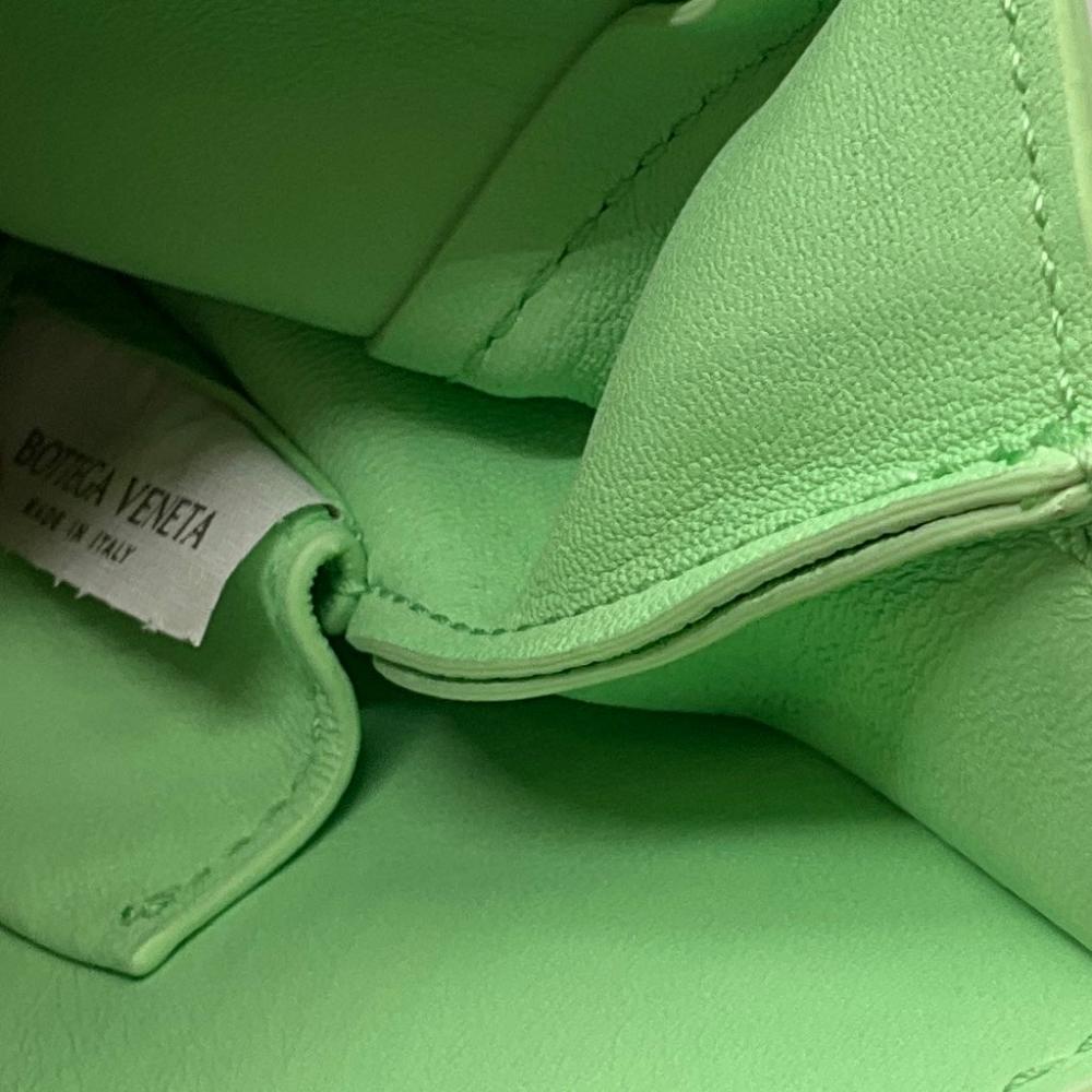 Green Leather Bottega Veneta Handbag