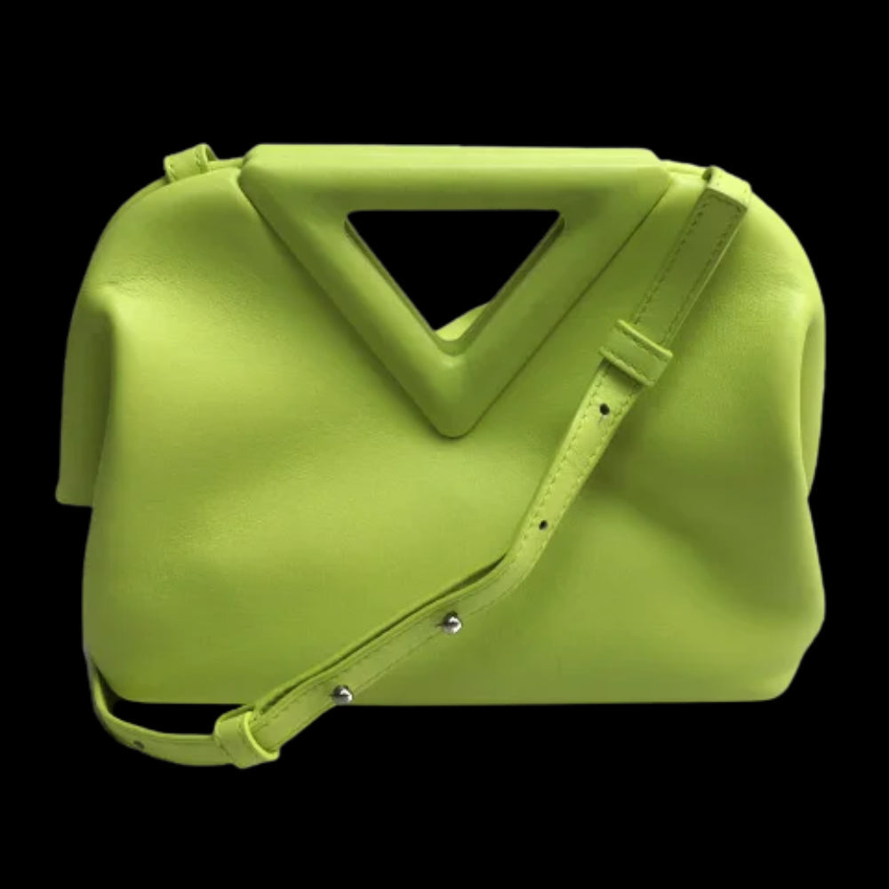 Green Leather Bottega Veneta Crossbody Bag