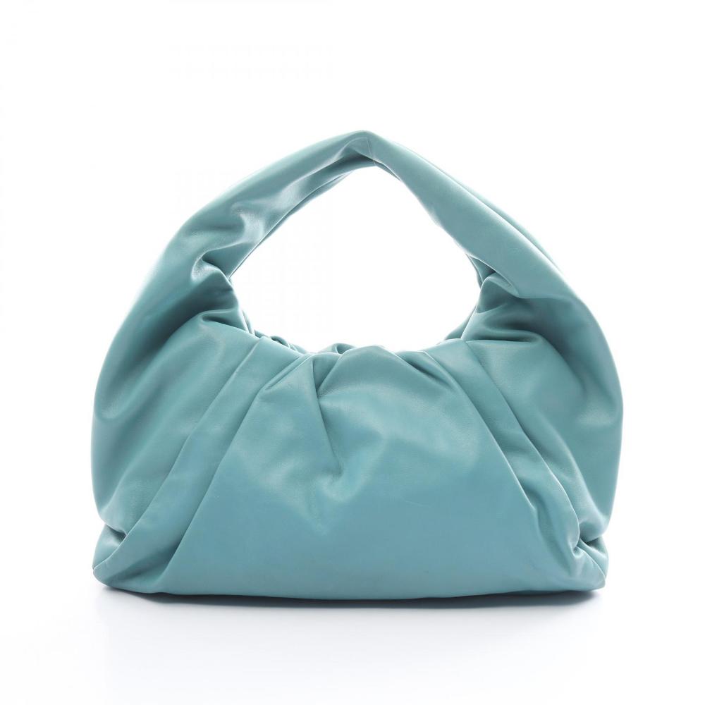 Green Leather Bottega Veneta Pouches