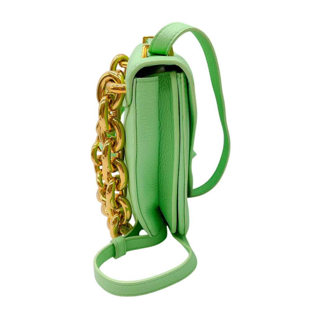 Green Leather Bottega Veneta Handbag