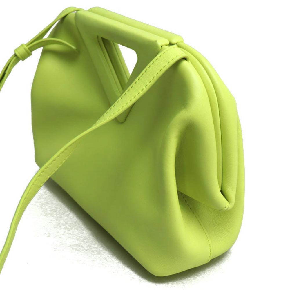 Green Leather Bottega Veneta Shoulder Bag
