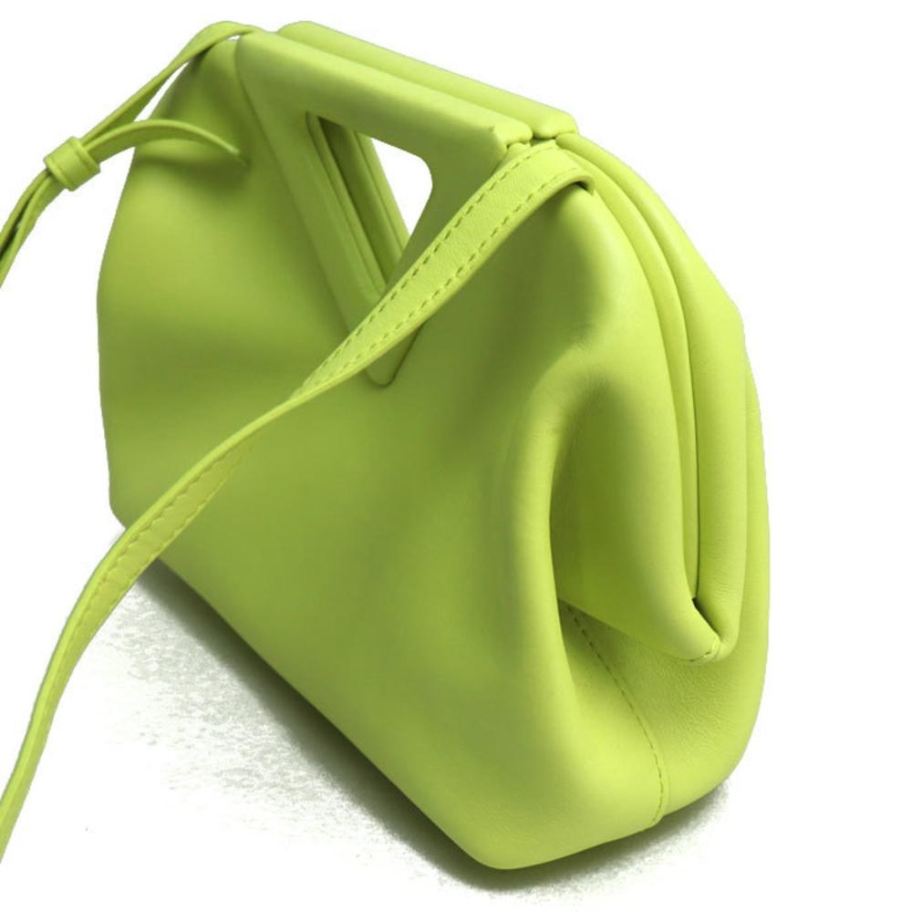 Green Leather Bottega Veneta Shoulder Bag