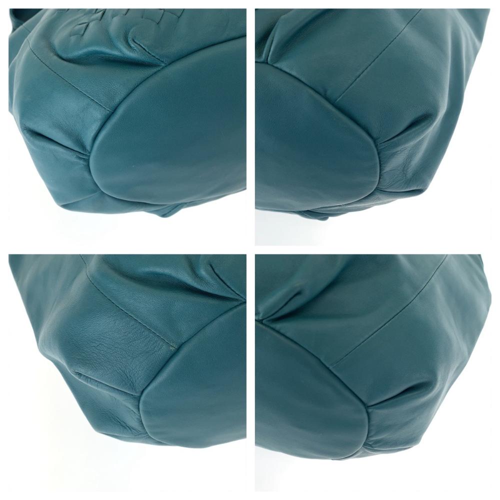 Green Leather Bottega Veneta Shoulder Bag
