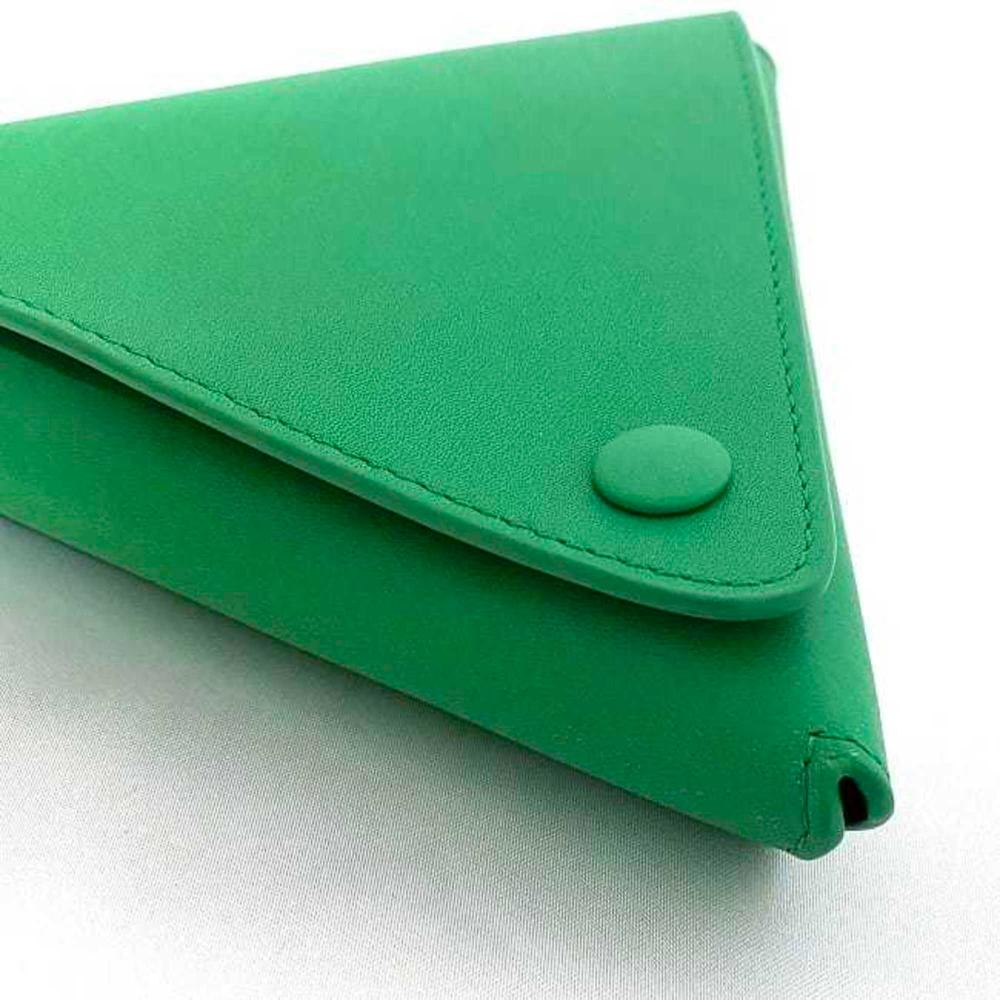Green Leather Bottega Veneta Clutch