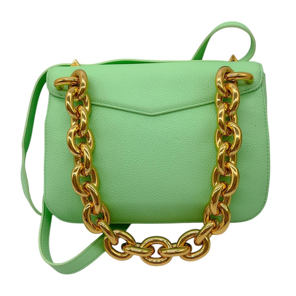 Green Leather Bottega Veneta Handbag