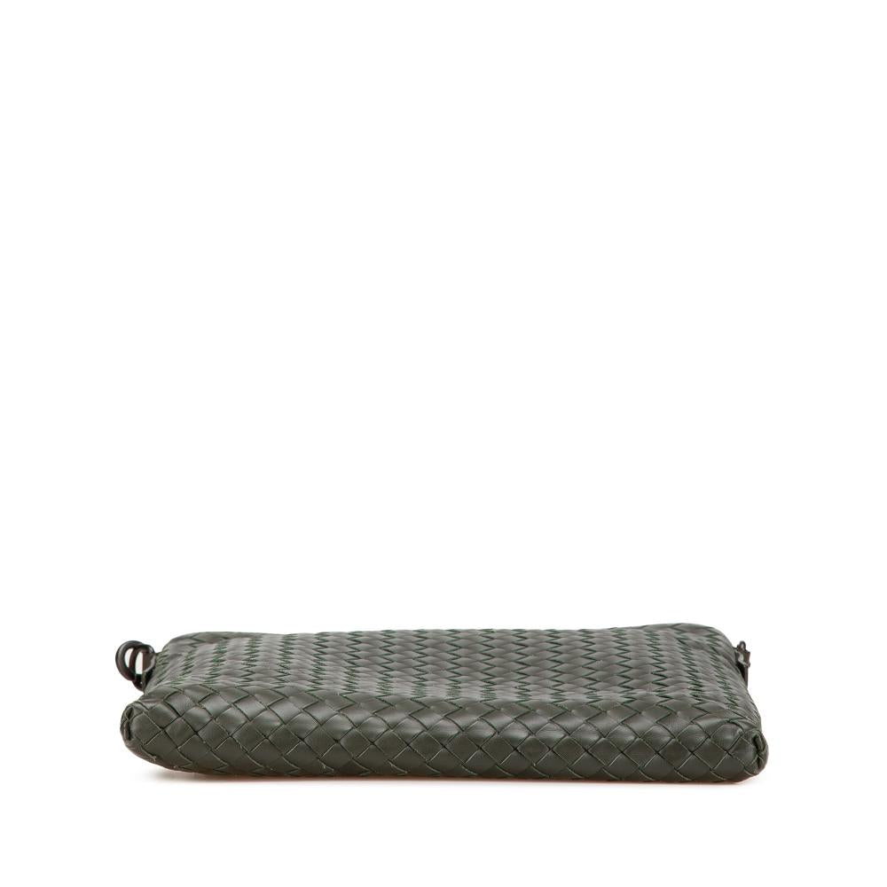 Green Leather Bottega Veneta Crossbody Bag