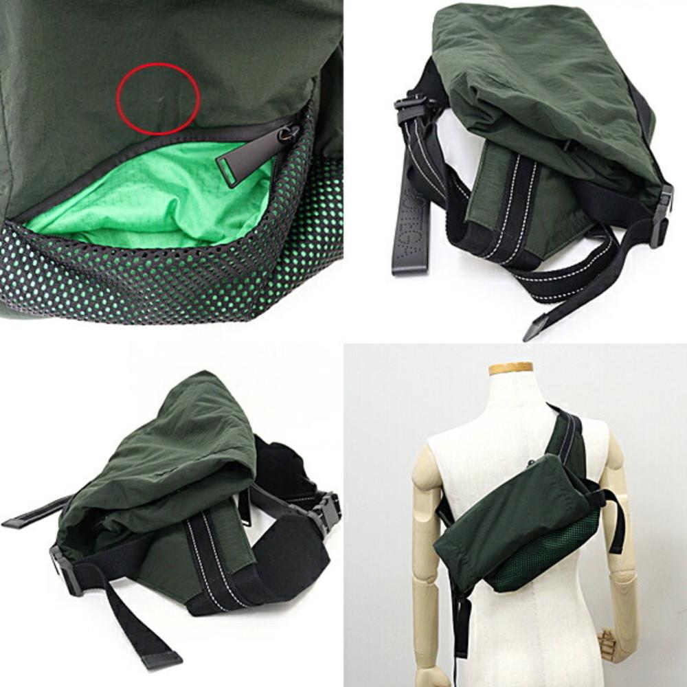 Green Leather Bottega Veneta Crossbody Bag