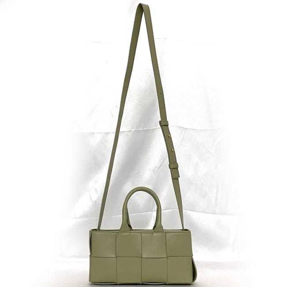 Green Leather Bottega Veneta Handbag