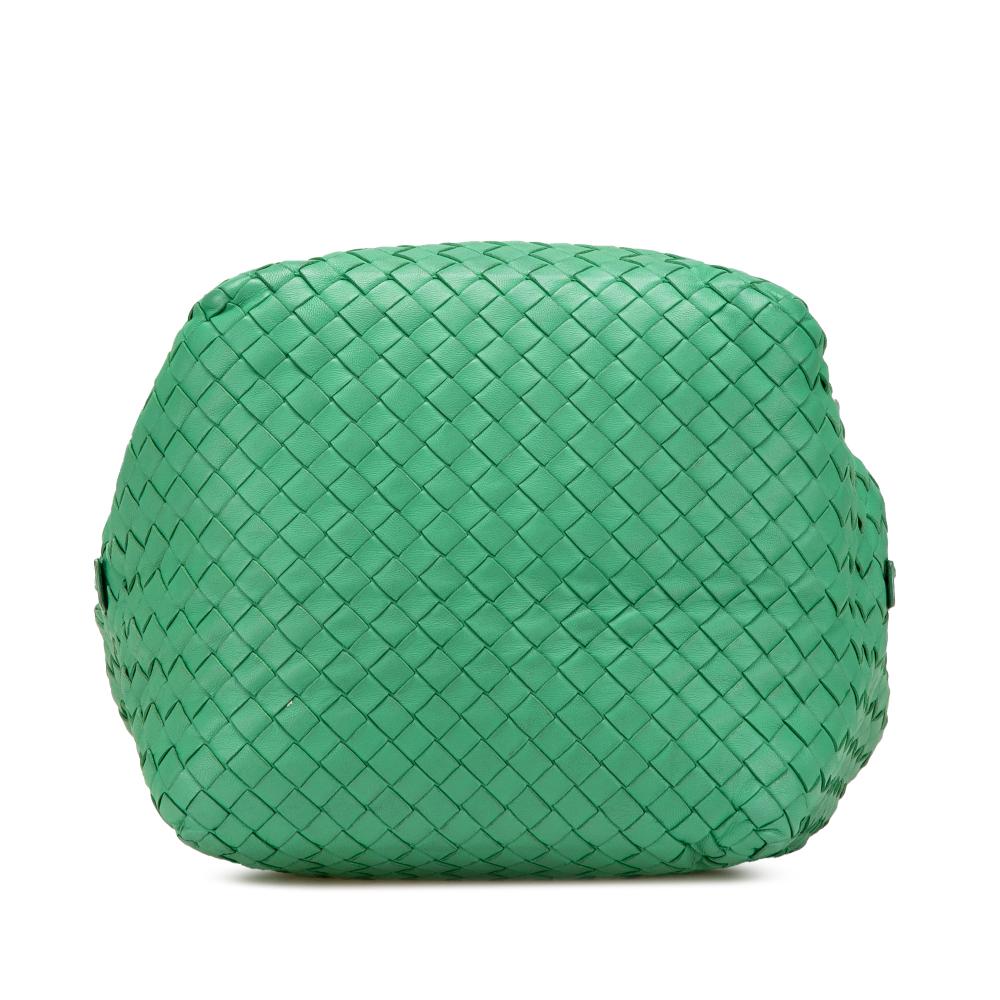 Green Leather Bottega Veneta Crossbody Bag