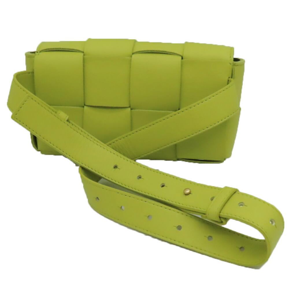 Green Leather Bottega Veneta Belt Bag