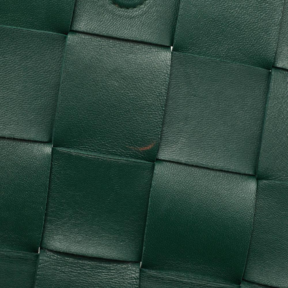 Green Leather Bottega Veneta Crossbody Bag