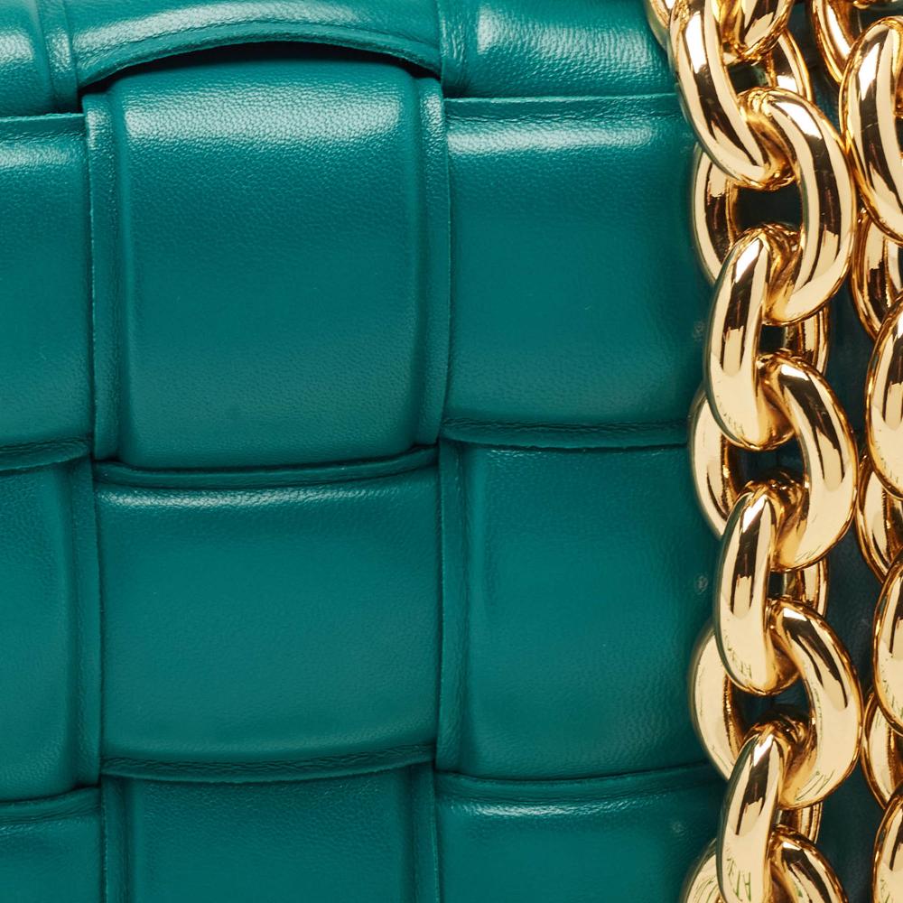 Green Leather Bottega Veneta Handbag