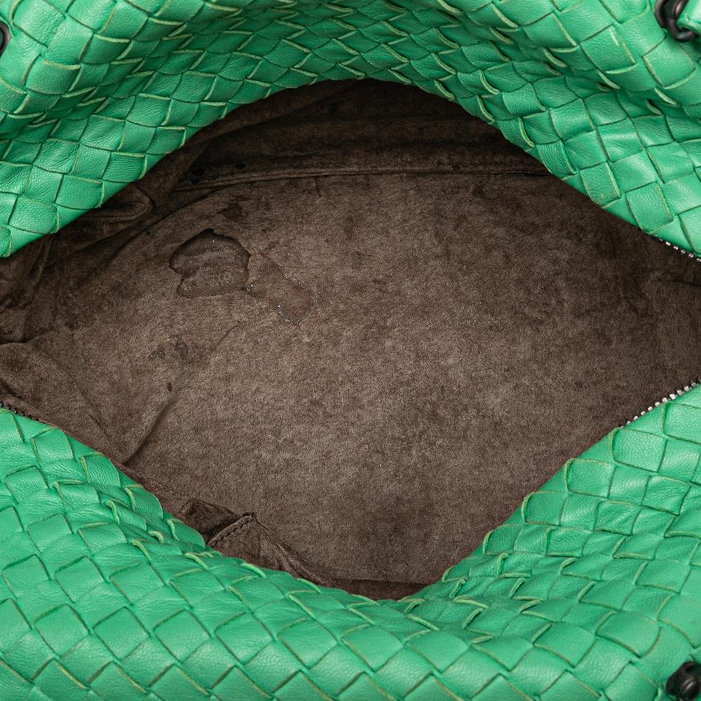 Green Leather Bottega Veneta Crossbody Bag