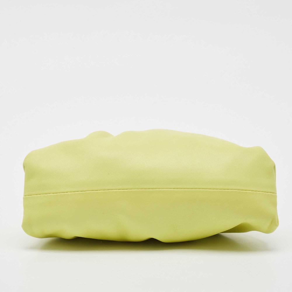 Green Leather Bottega Veneta Pouches