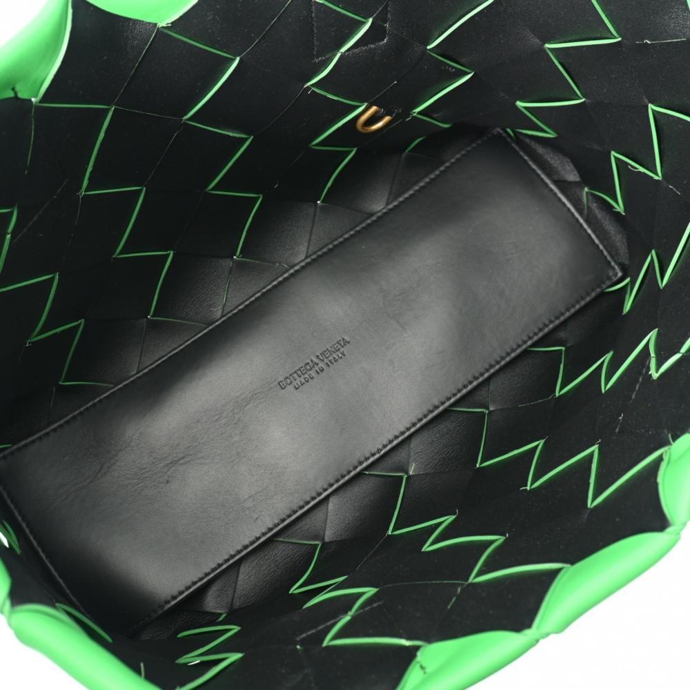 Green Leather Bottega Veneta Tote