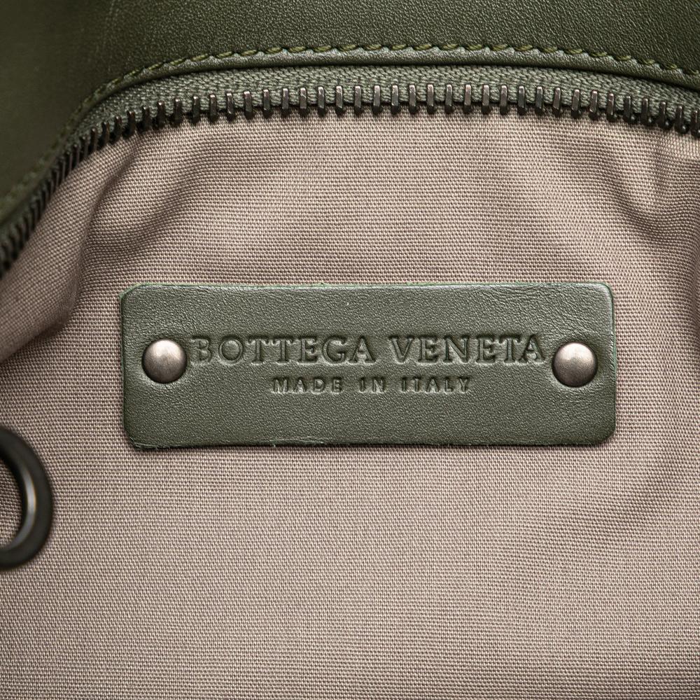 Green Leather Bottega Veneta Crossbody Bag