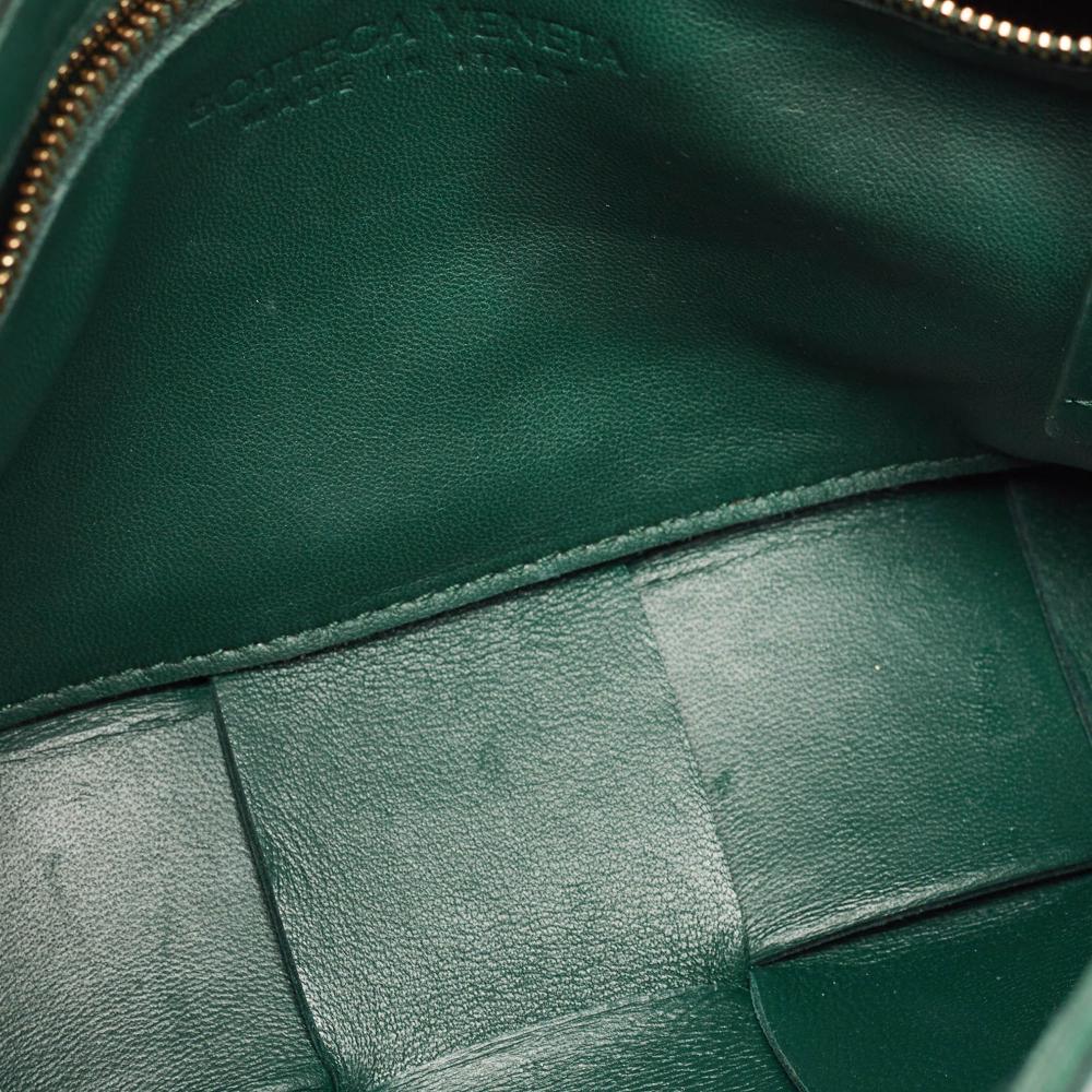 Green Leather Bottega Veneta Crossbody Bag