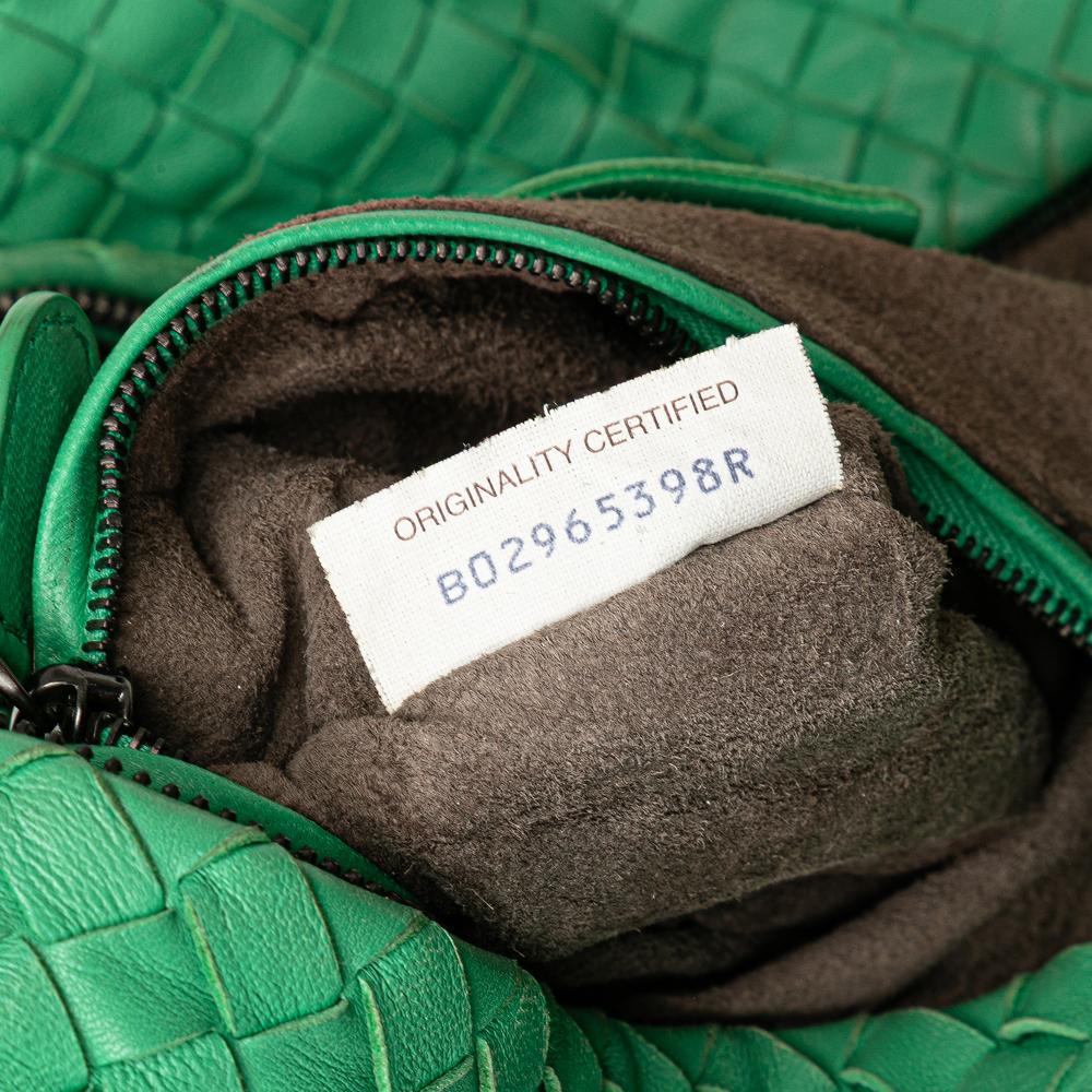 Green Leather Bottega Veneta Crossbody Bag