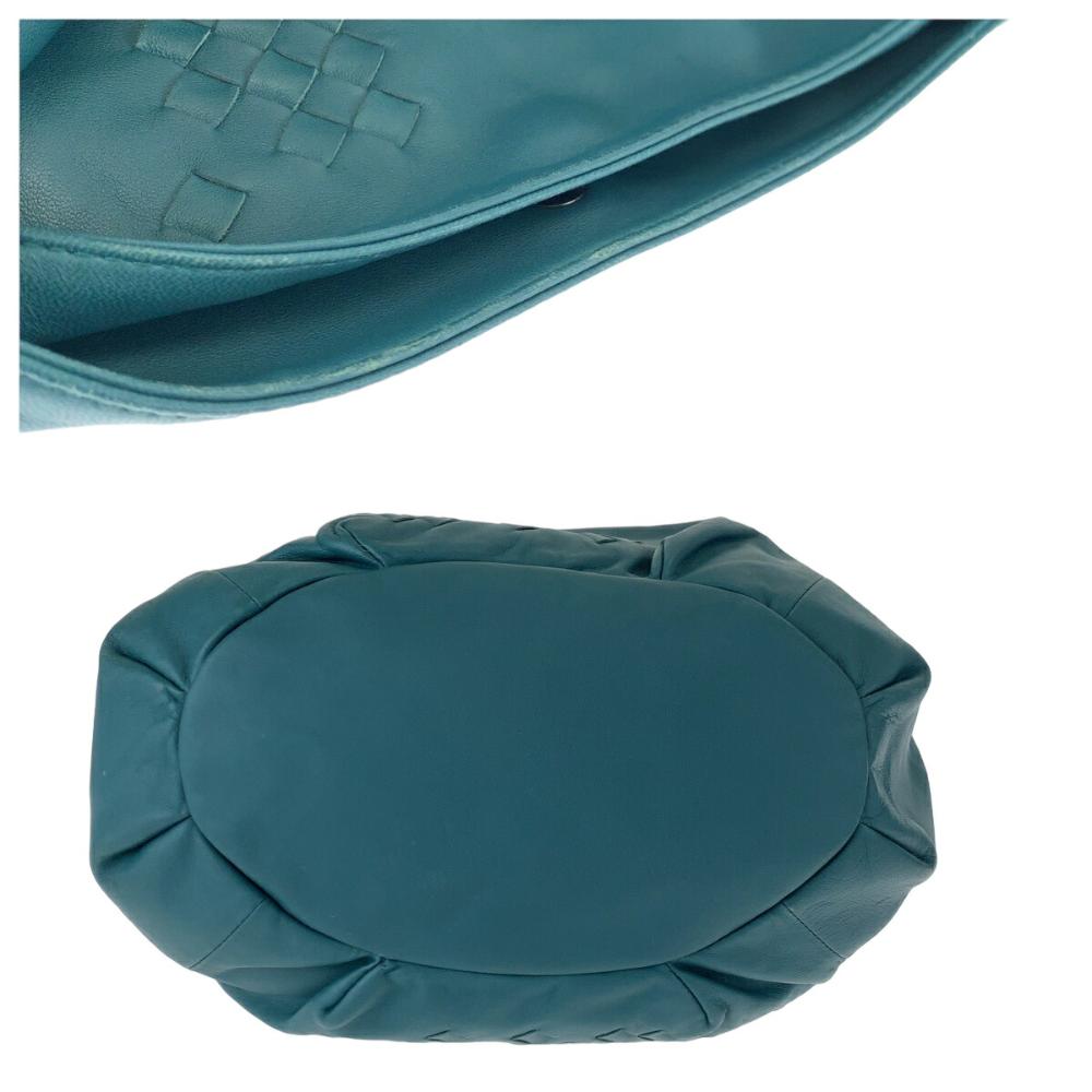 Green Leather Bottega Veneta Shoulder Bag
