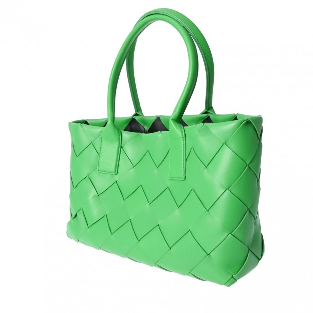 Green Leather Bottega Veneta Tote