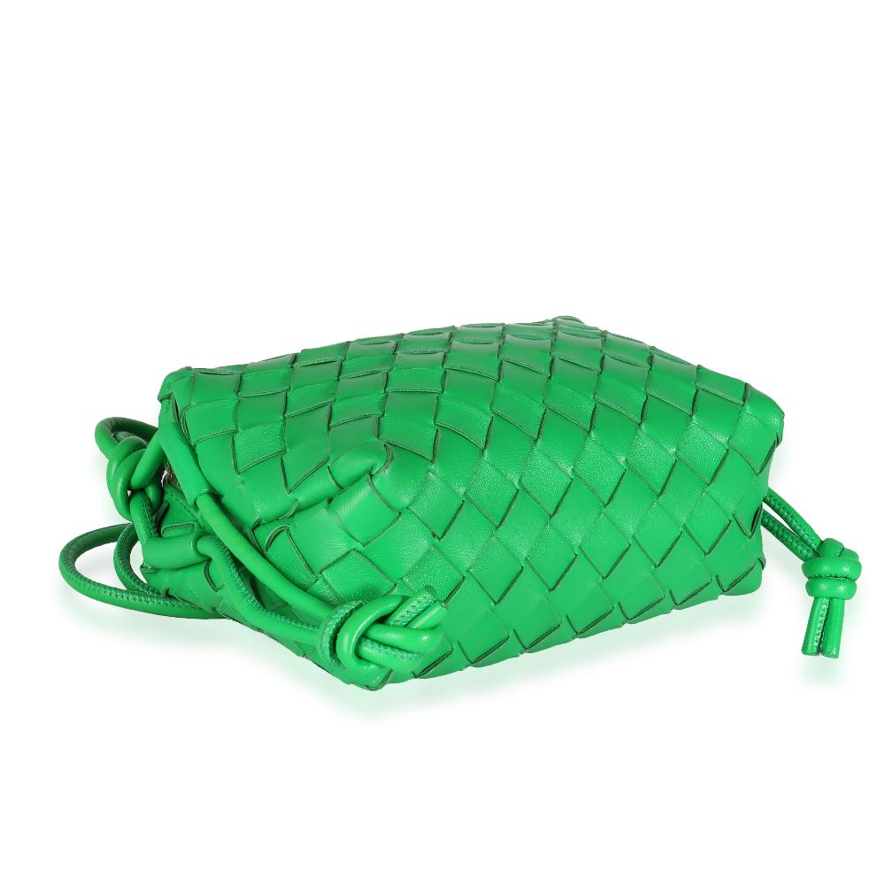Green Leather Bottega Veneta Crossbody Bag