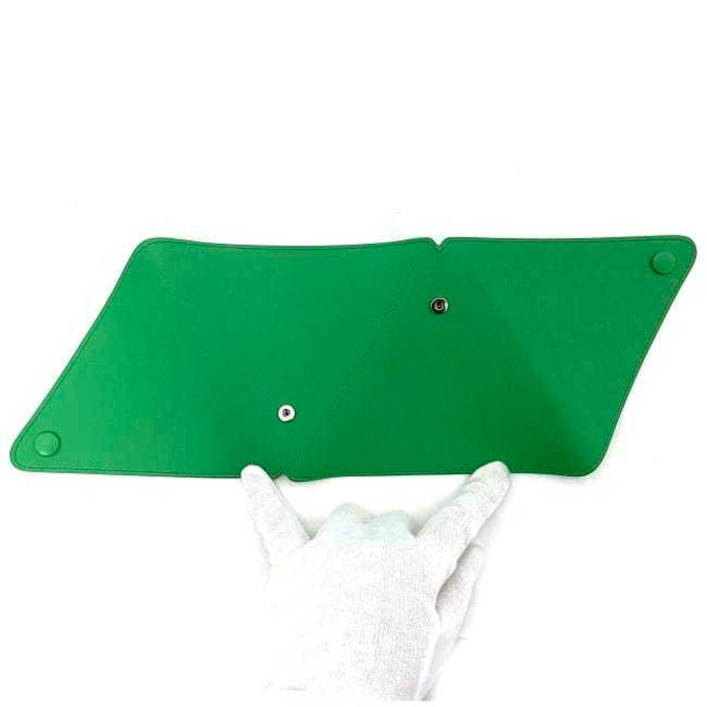 Green Leather Bottega Veneta Clutch